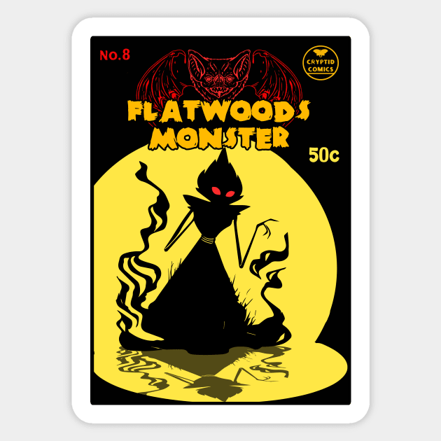 FLATWOODS MONSTER COMIC Sticker by theanomalius_merch